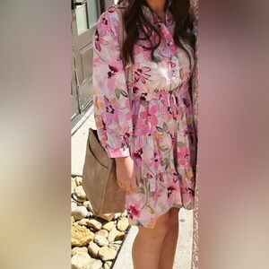Pinch Pink Floral Dress